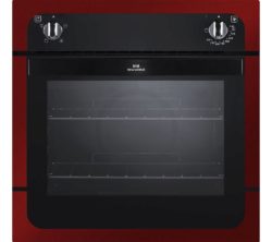 NEW WORLD  NW601F Electric Oven - Black & Metallic Red